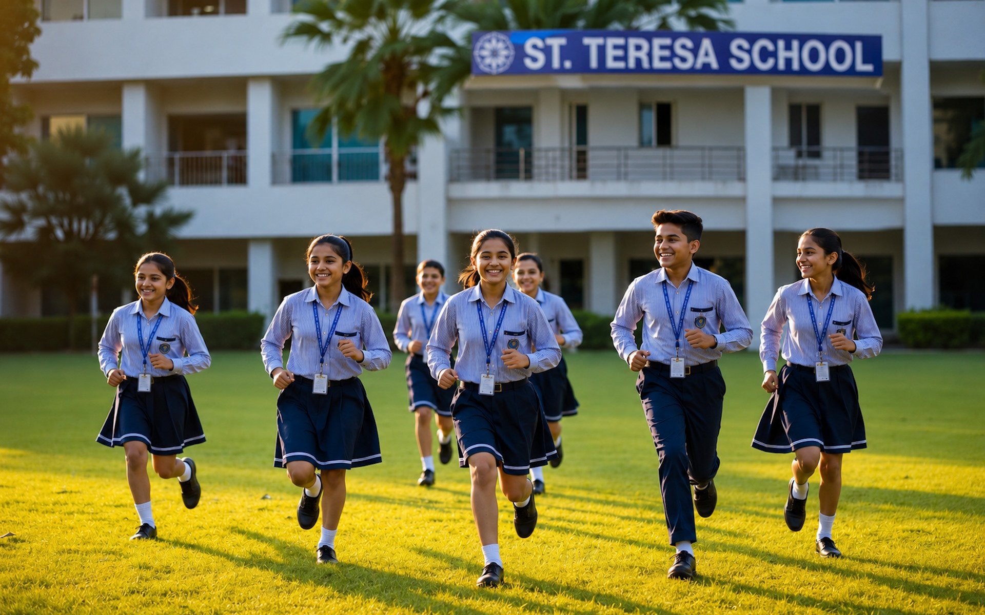 Students at St. Teresa School